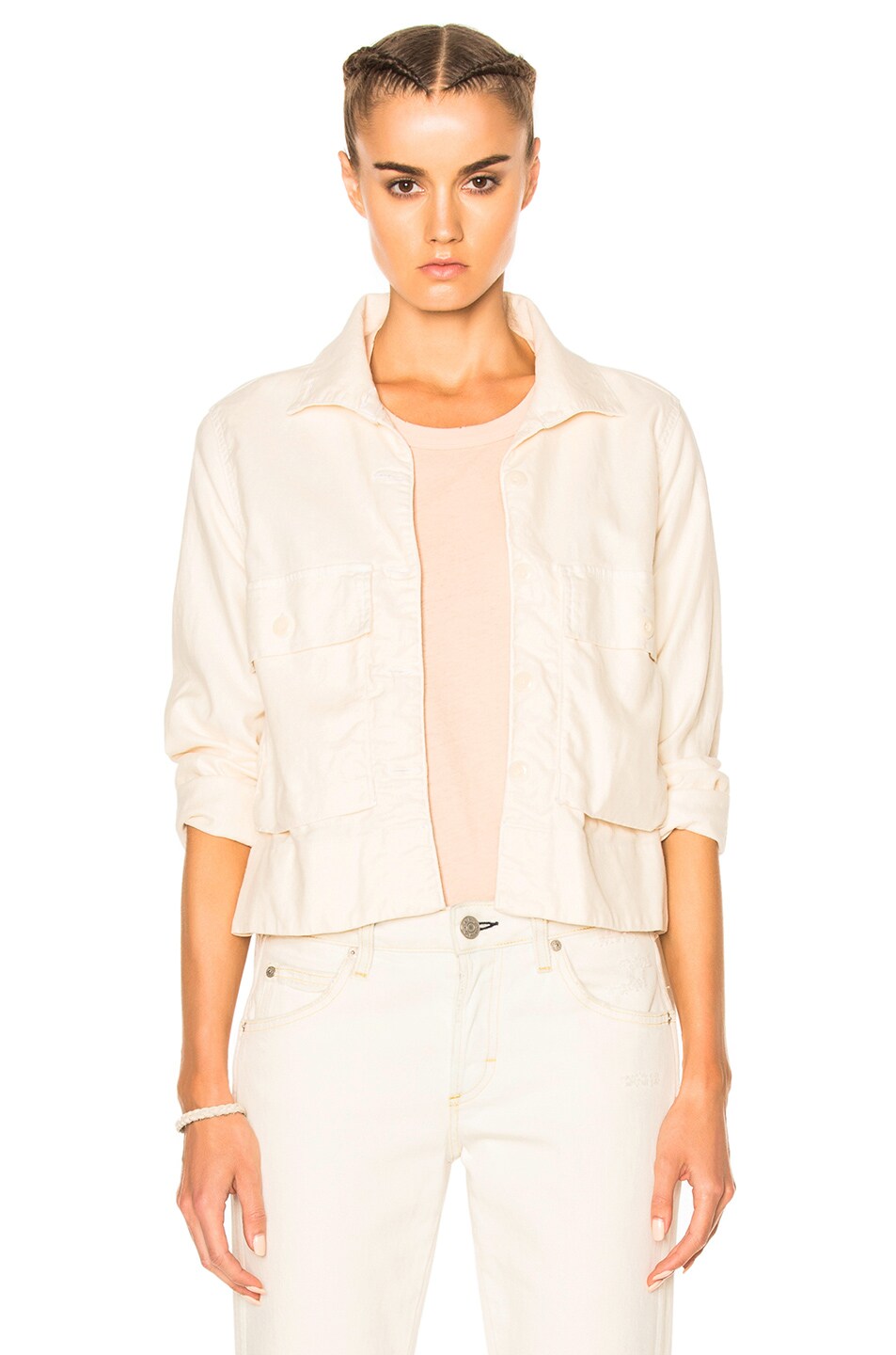 Image 1 of The Great Swingy Army Jacket in Natural
