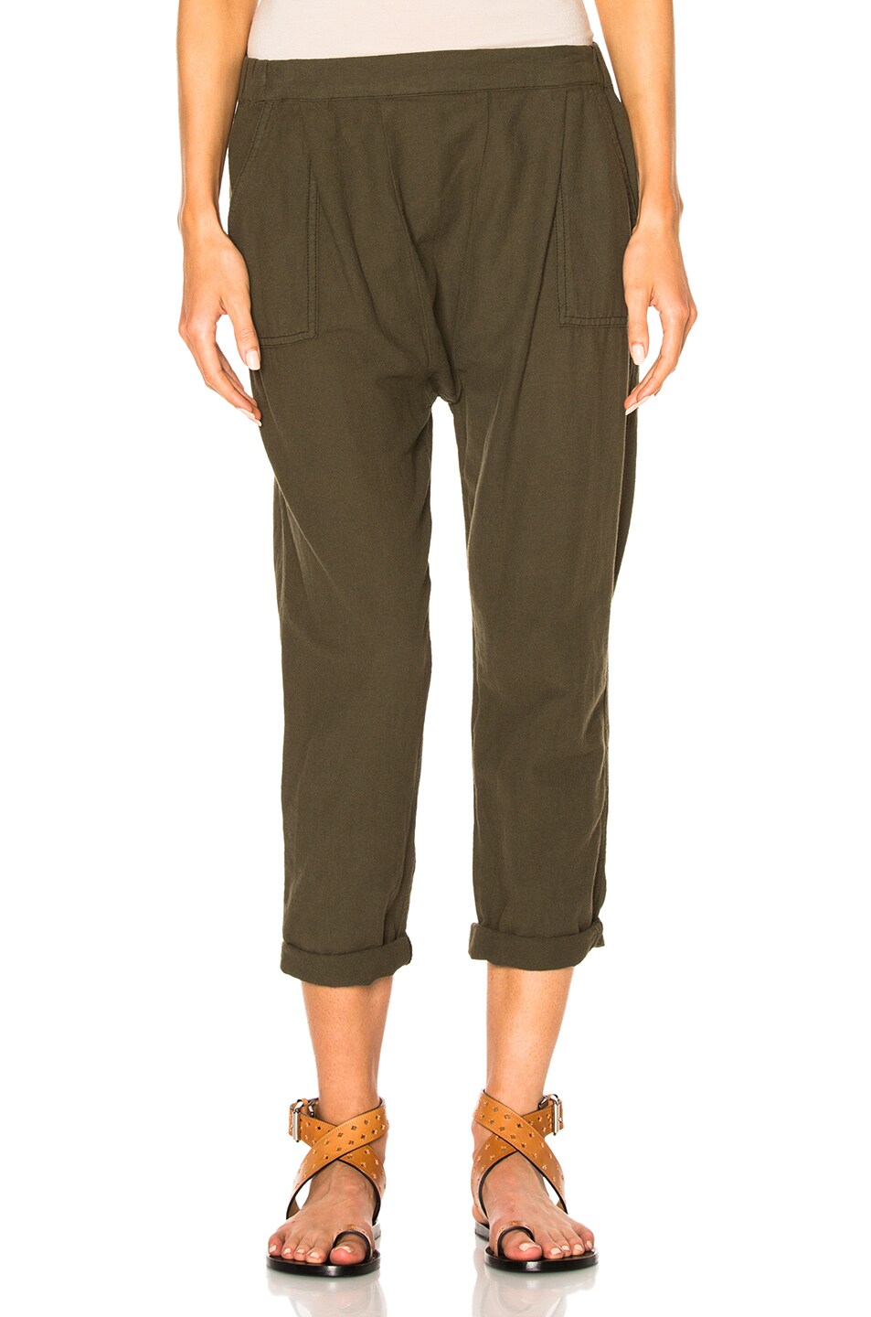 Image 1 of The Great Harem Pants in Army