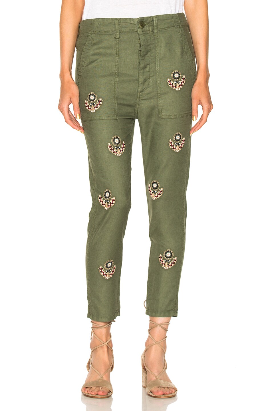 Image 1 of The Great Slouch Army Pant in Willow Green