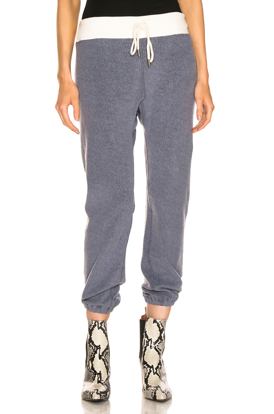 Image 1 of The Great Warm Up Sweatpant in Engine Blue & Cream