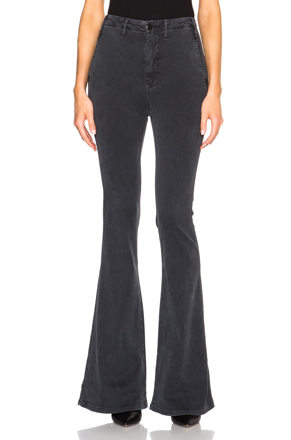 Image 1 of The Great High Rise Slacks in Washed Black