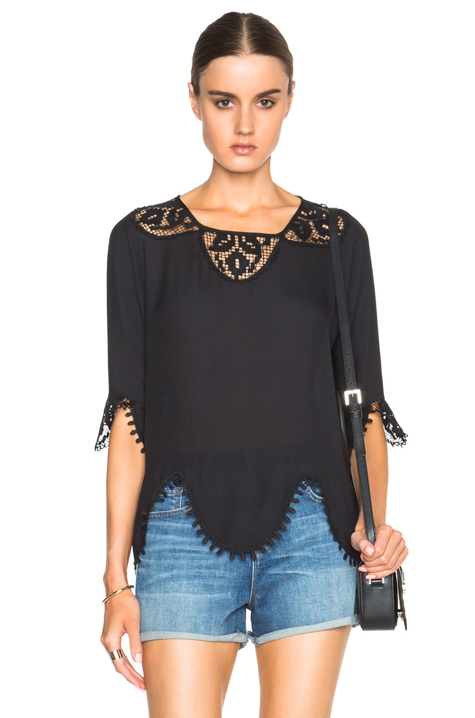 Image 1 of The Great Victorian Top in Black
