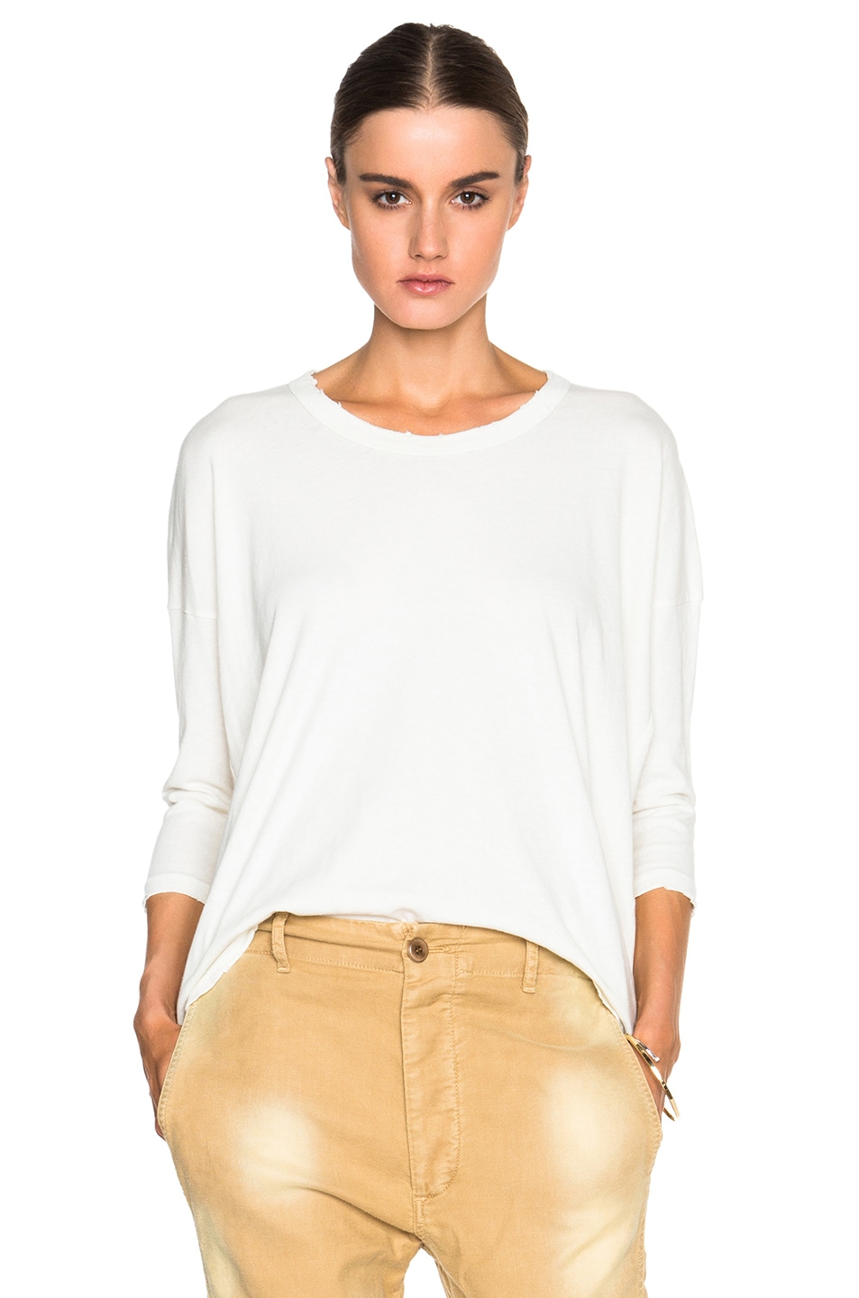 Image 1 of The Great Square Tee in Washed White