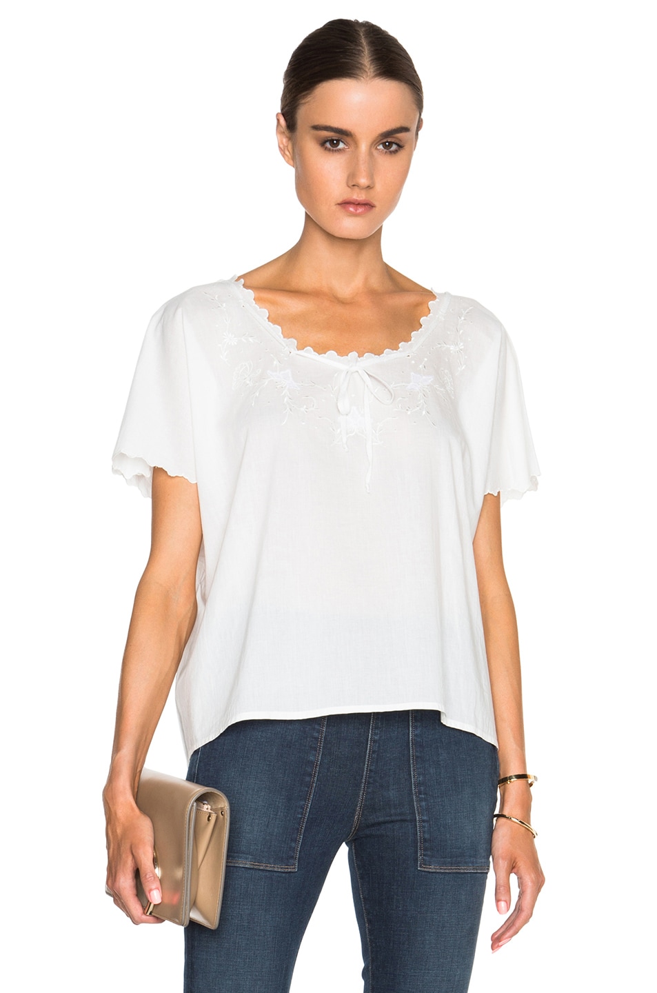 Image 1 of The Great Maiden Top in White