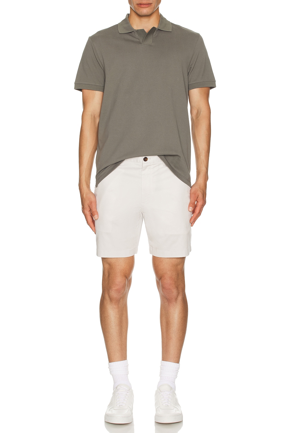 Image 1 of Theory Zaine Shorts in Fog