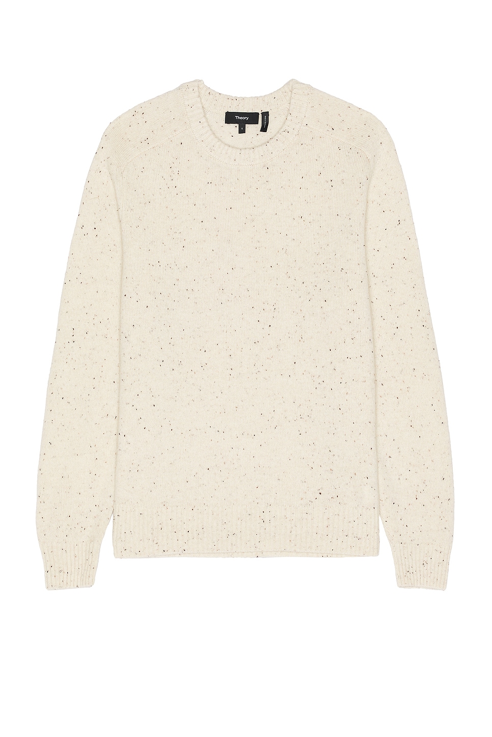 Image 1 of Theory Dinin Woolcash Donegal Sweater in Cream Multi