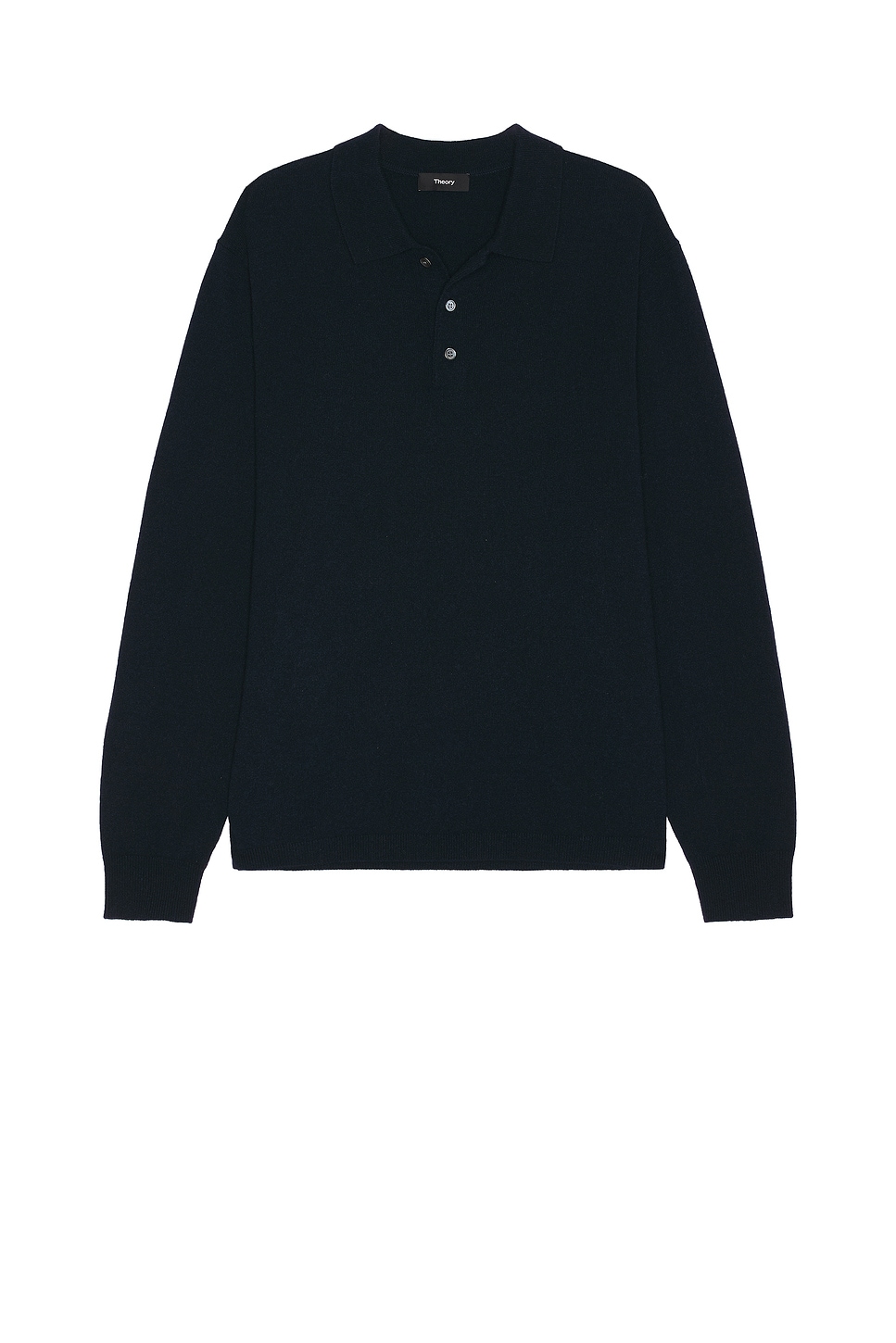 Image 1 of Theory Hilles Cashmere Polo in Baltic