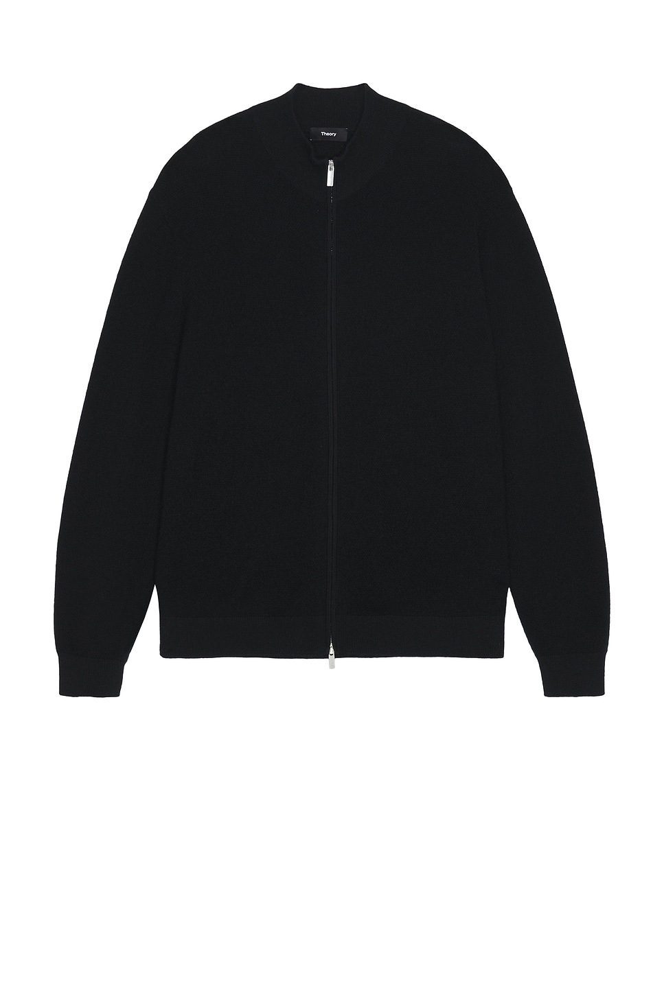 Image 1 of Theory Full Zip Cashmere Sweater in Black