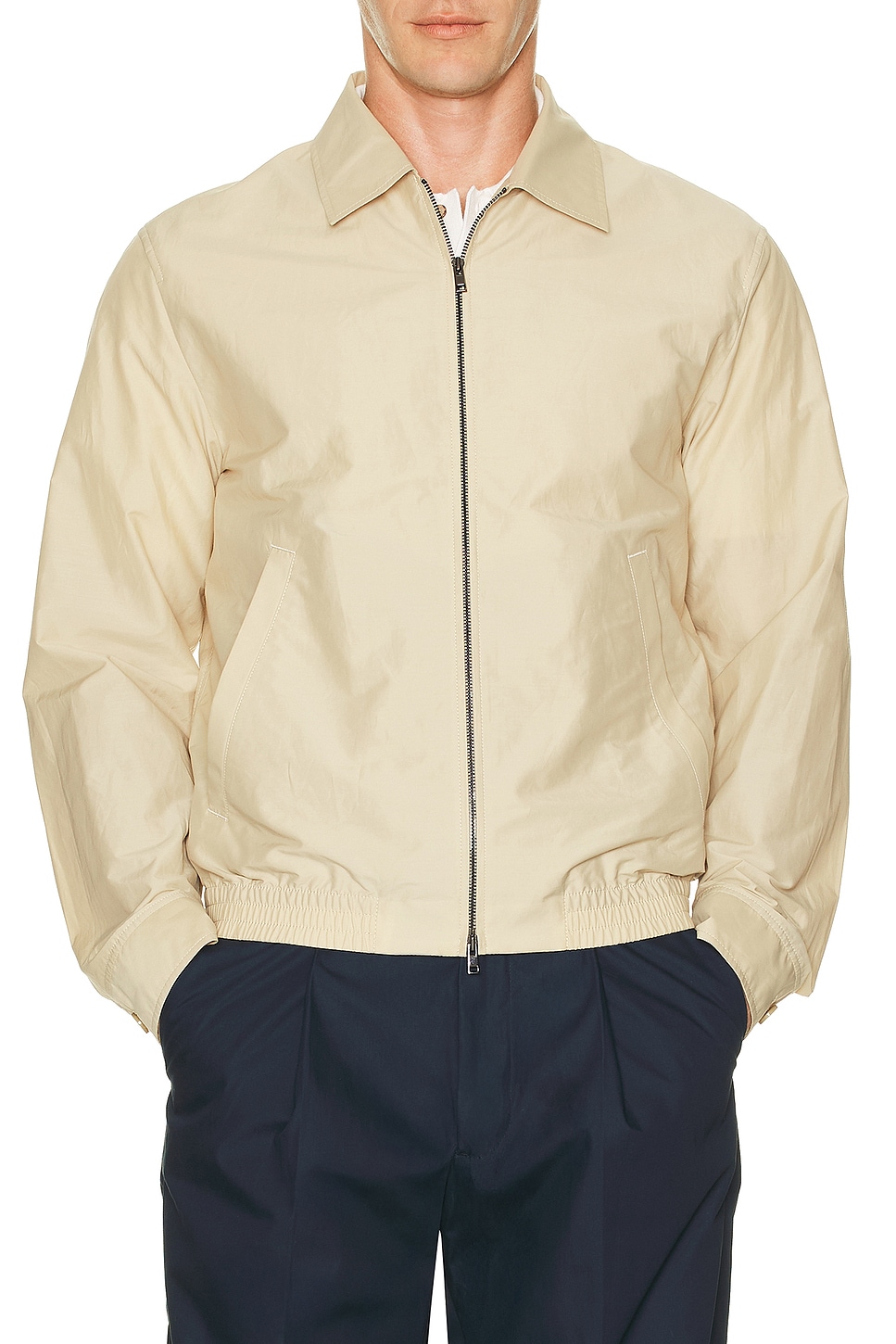 Image 3 of Theory Full Zip Blouson in Chino