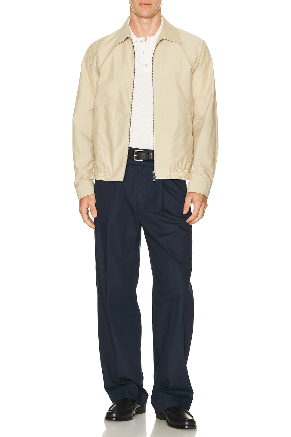 Image 1 of Theory Full Zip Blouson in Chino