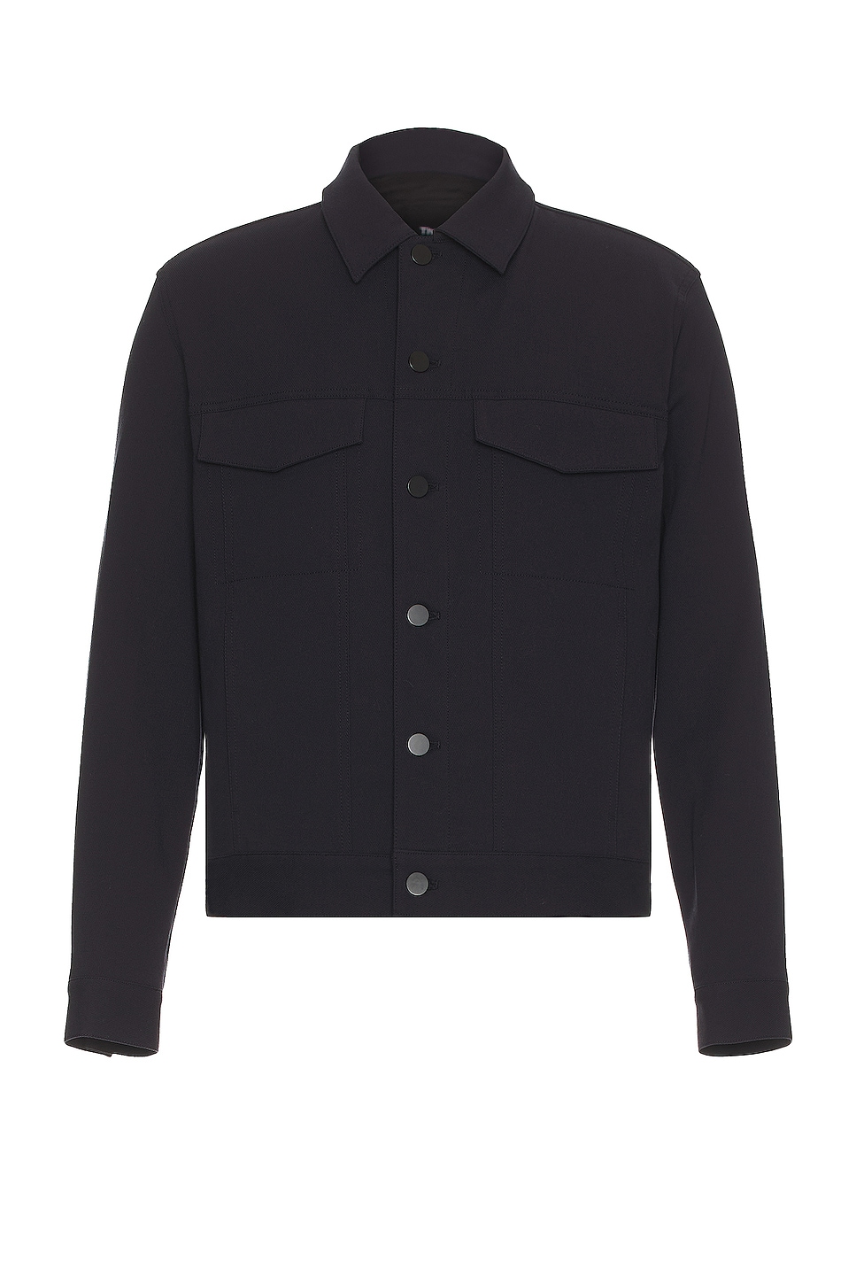Theory River Neoteric Twill Jacket in DARK NAVY | FWRD