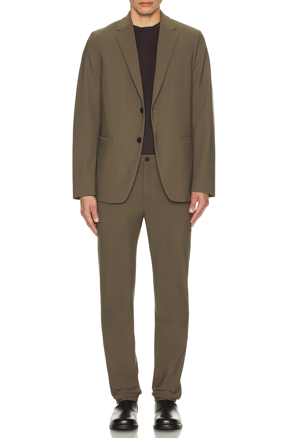 Image 1 of Theory Clinton Blazer in Dark Moss