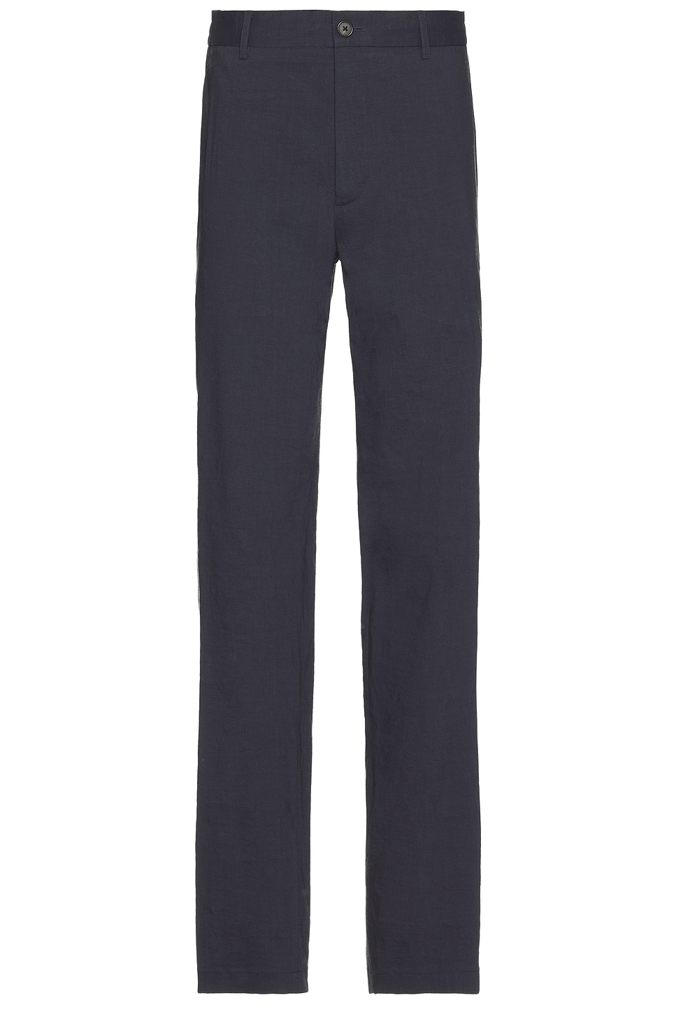 Stretch Linen Curtis Pant in Navy