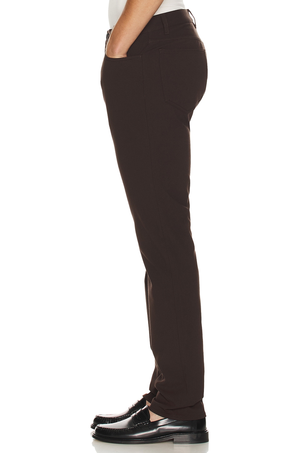 Theory Neoteric Twill Raffi Pant In Brown