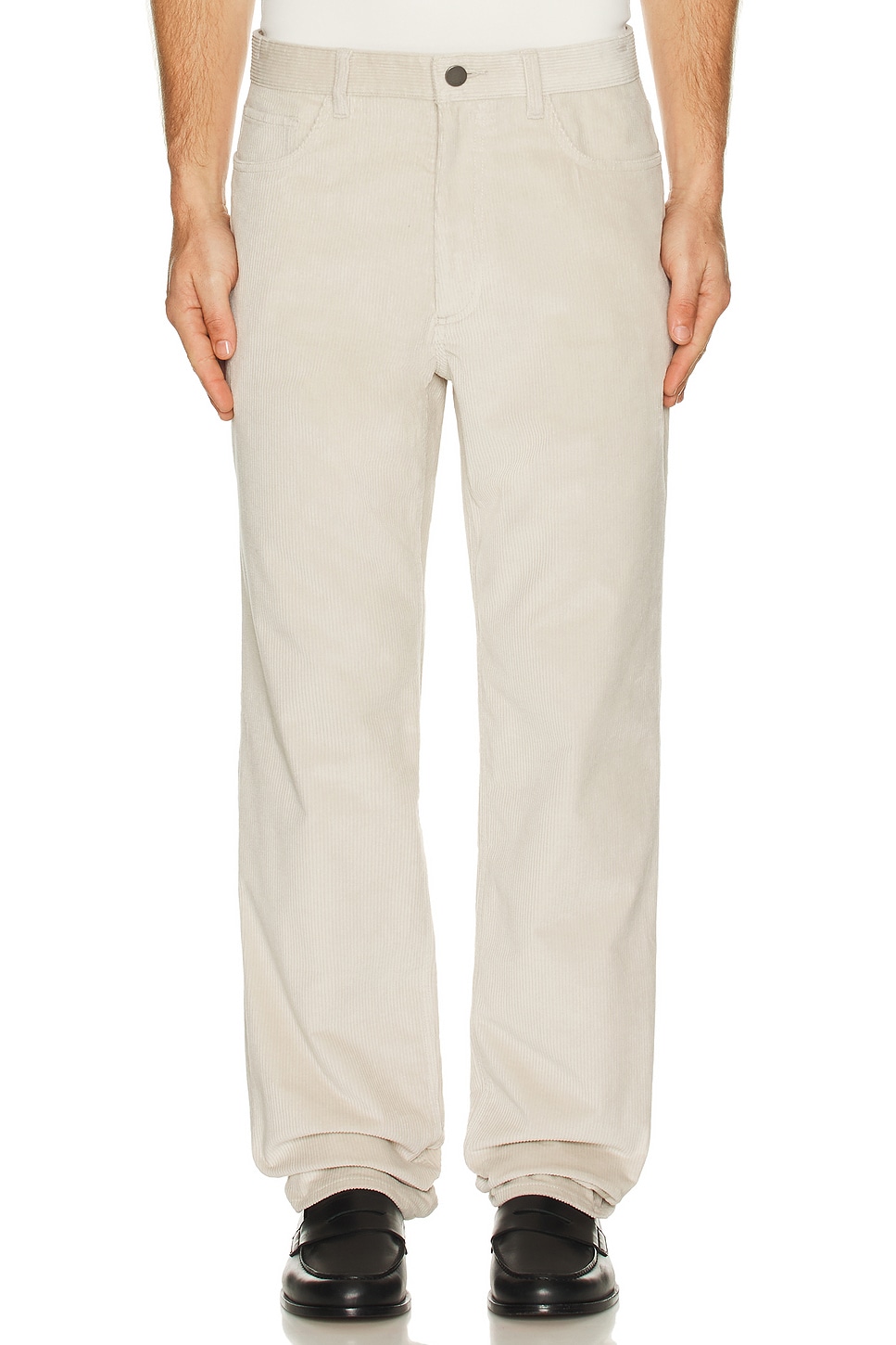 Image 1 of Theory Crosby Cord 5 Pocket Pant in Alabaster