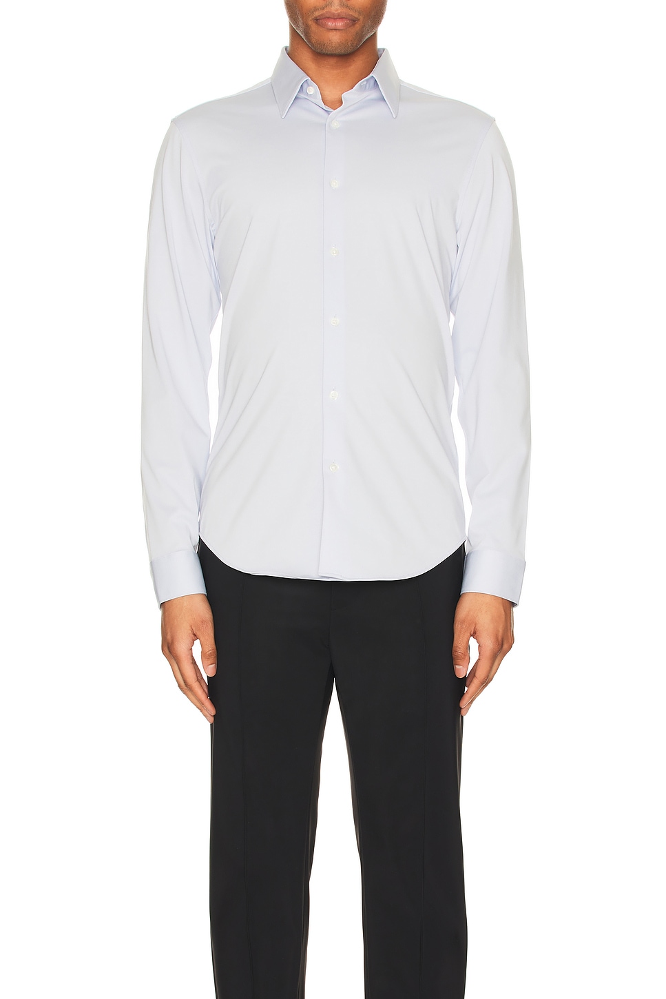 Image 1 of Theory Sylvain Structure Shirt in Olympic