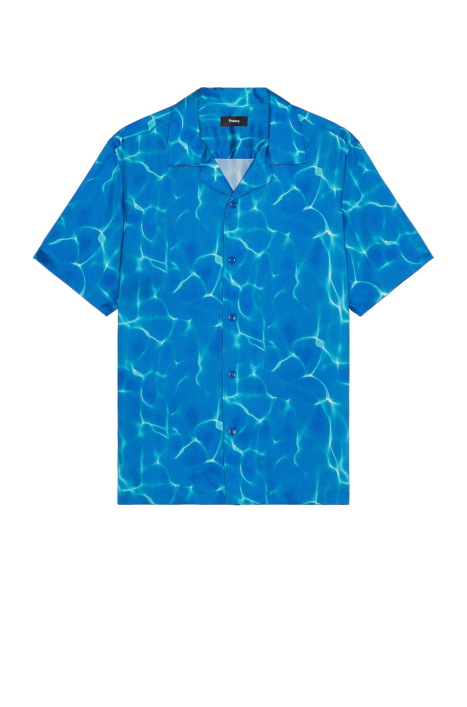 Image 1 of Theory Beau Shirt in Sail Blue Multi