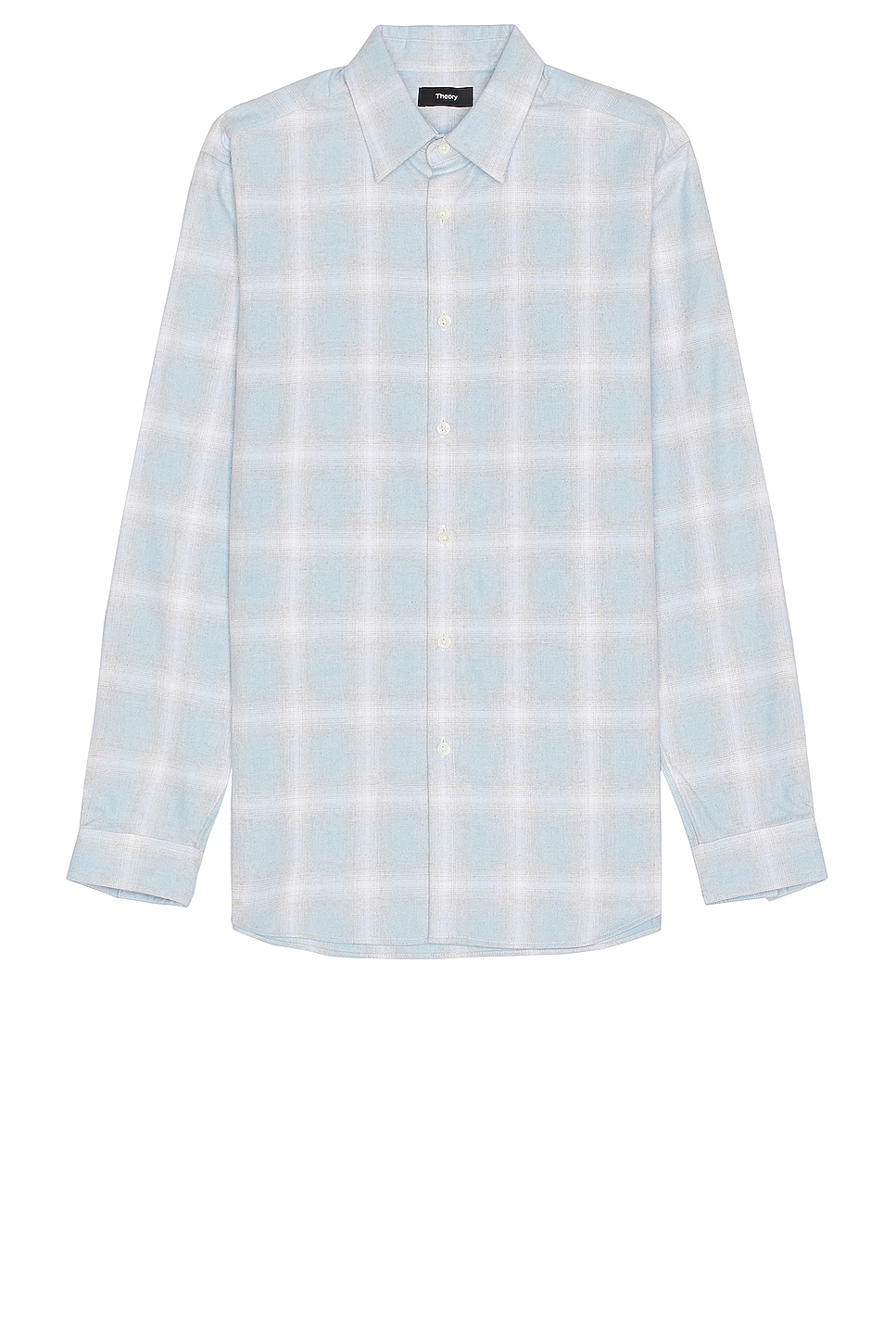 Image 1 of Theory Irving Flannel in Blue Multi