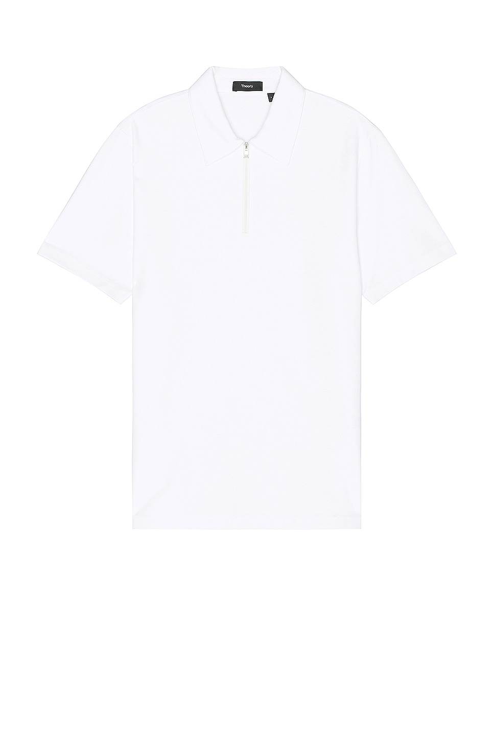Image 1 of Theory Ryder Quarter Zip Polo in White