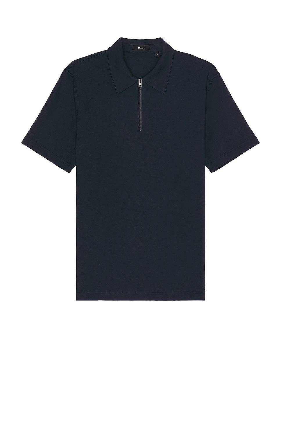 Image 1 of Theory Ryder Quarter Zip Polo in Baltic