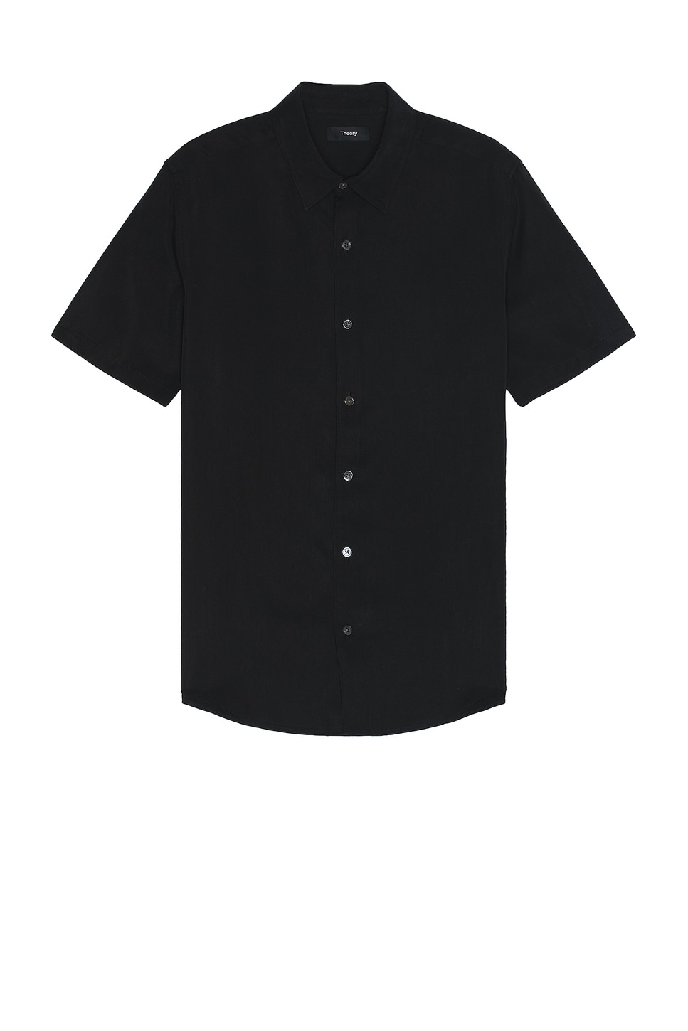 Image 1 of Theory Irving Short Sleeve Shirt in Black