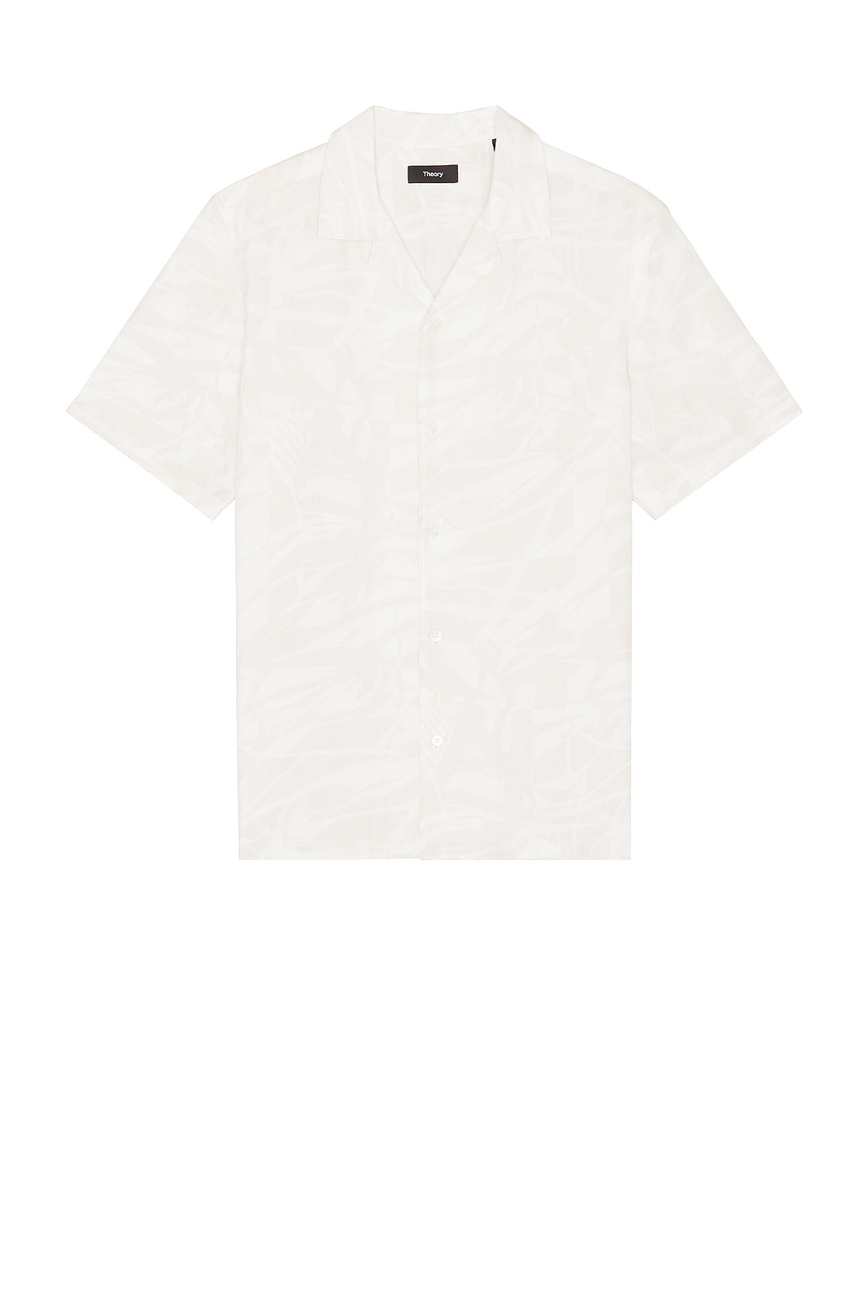 Image 1 of Theory Irving Short Sleeve Shirt in Sand Multi