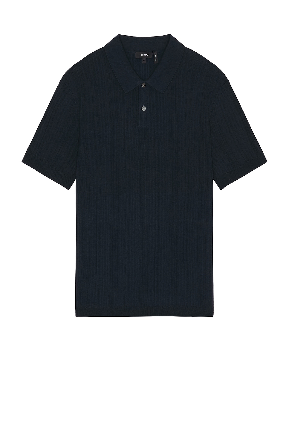 Image 1 of Theory Damian Short Sleeve Polo in Baltic