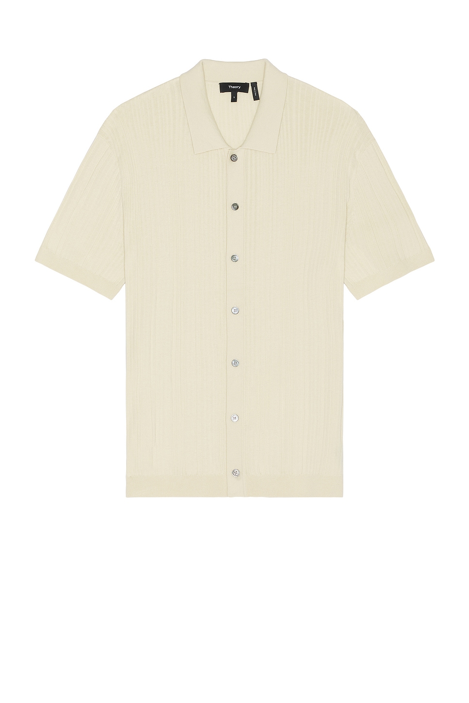 Image 1 of Theory Cairn Short Sleeve Shirt in Sand