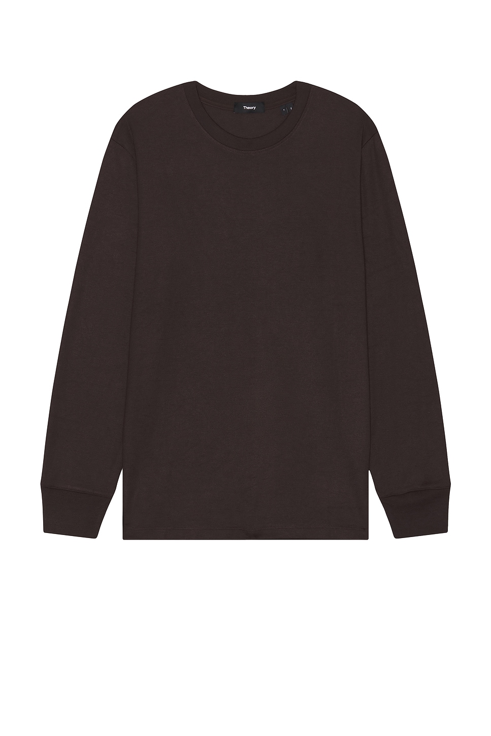 Shop Theory Essential Long Sleeve Tee In Hickory