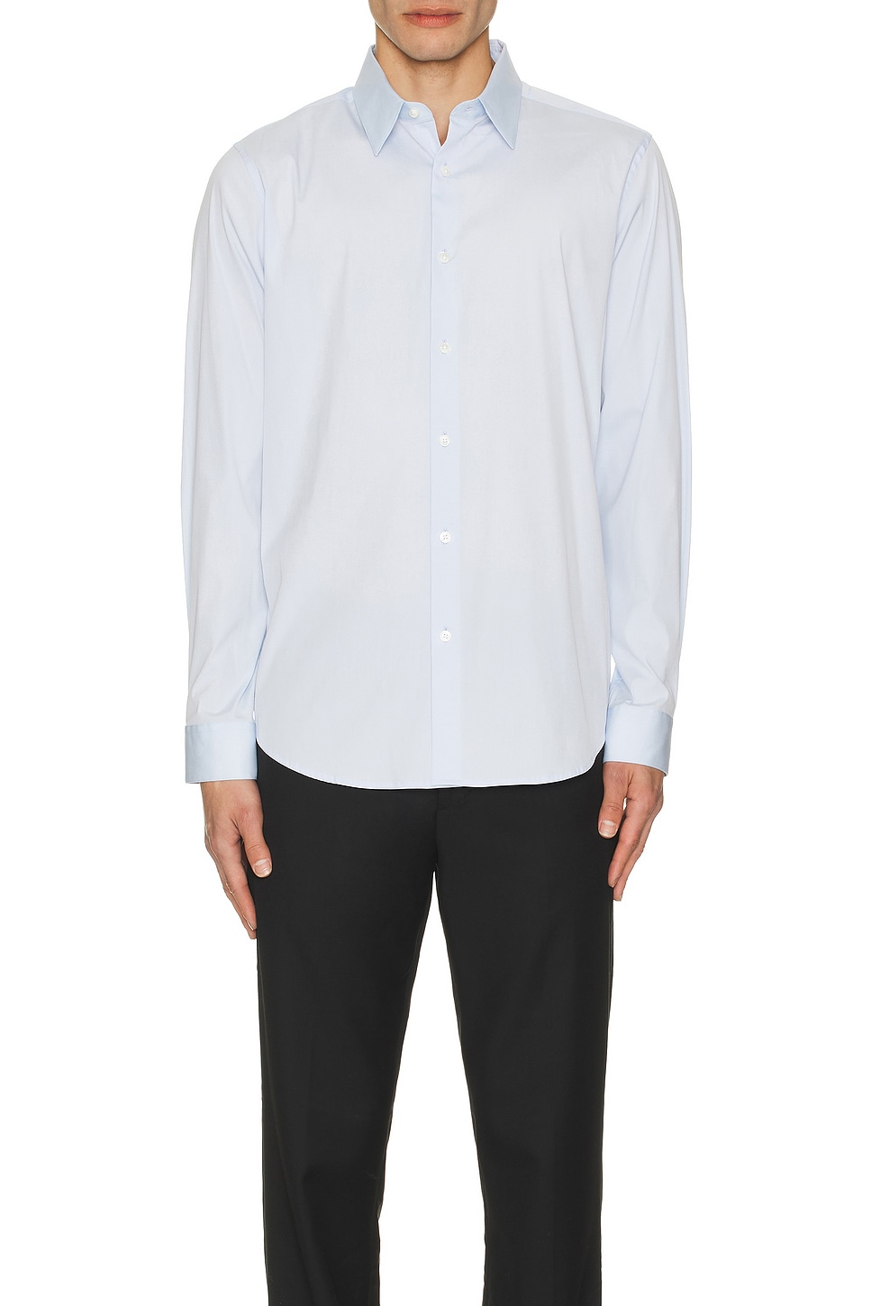 Image 1 of Theory Sylvain Wealth Shirt in Olympic