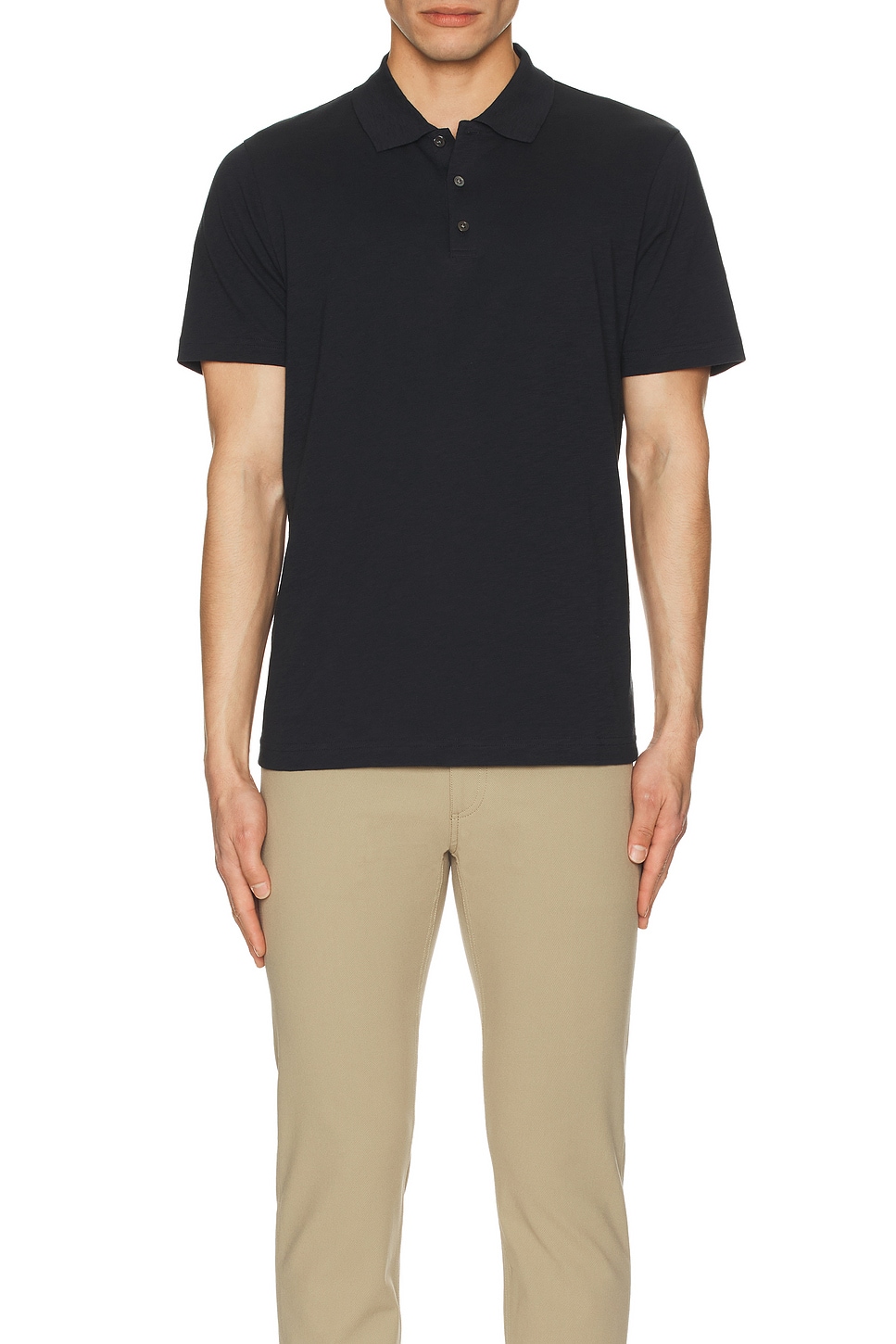 Image 1 of Theory Bron Cotton Polo in Eclipse