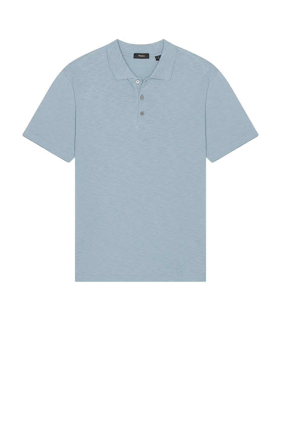 Image 1 of Theory Bron Cotton Polo in Rainstorm