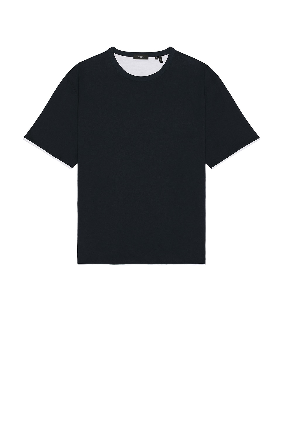 Double Layered Tee in Blue