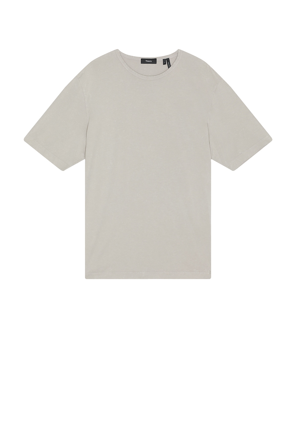 Theory Crewneck Tee In Gray