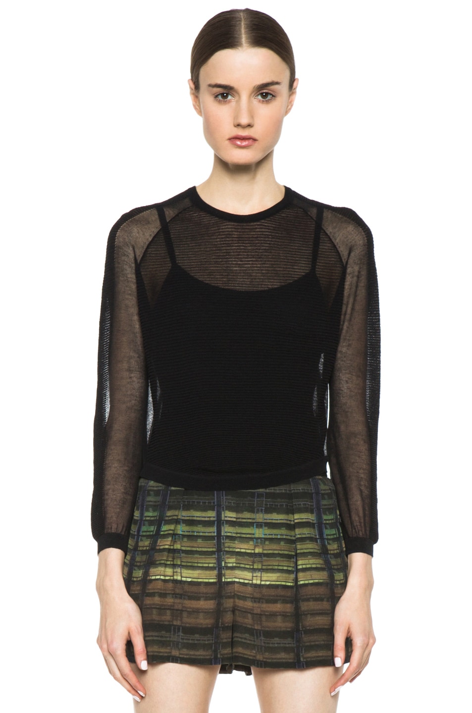 Theyskens' Theory Yaif Kindley Knit Pullover in Black | FWRD