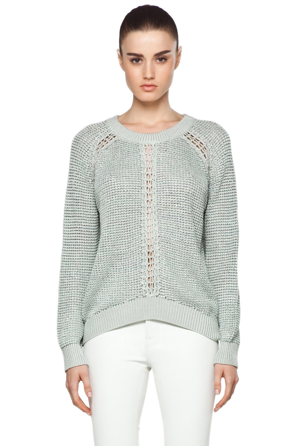 Image 1 of Theyskens' Theory Yigly Kyrt Sweater in Mint Green