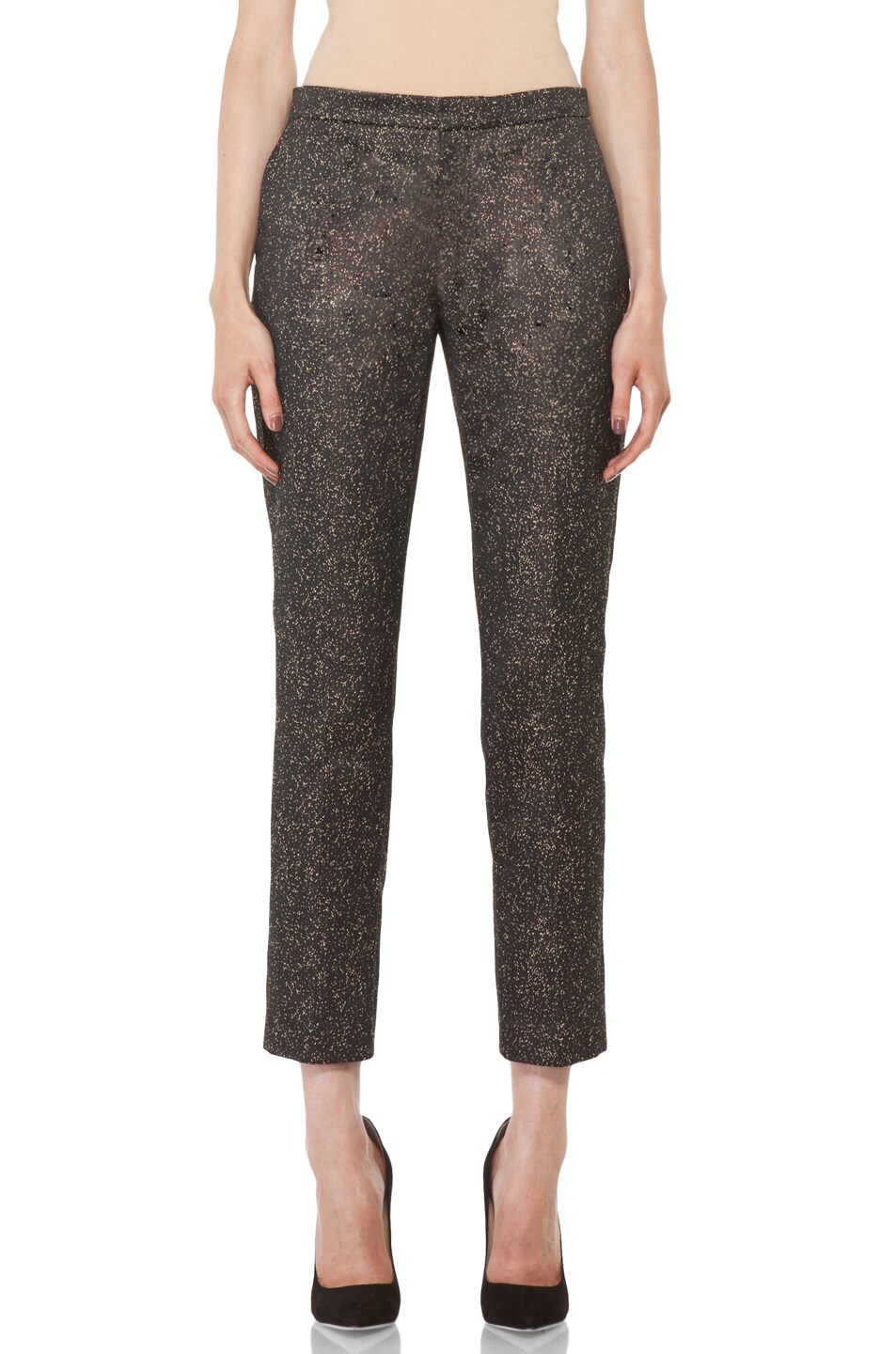 Image 1 of Theyskens' Theory Padgette Foldy Pant in Gold