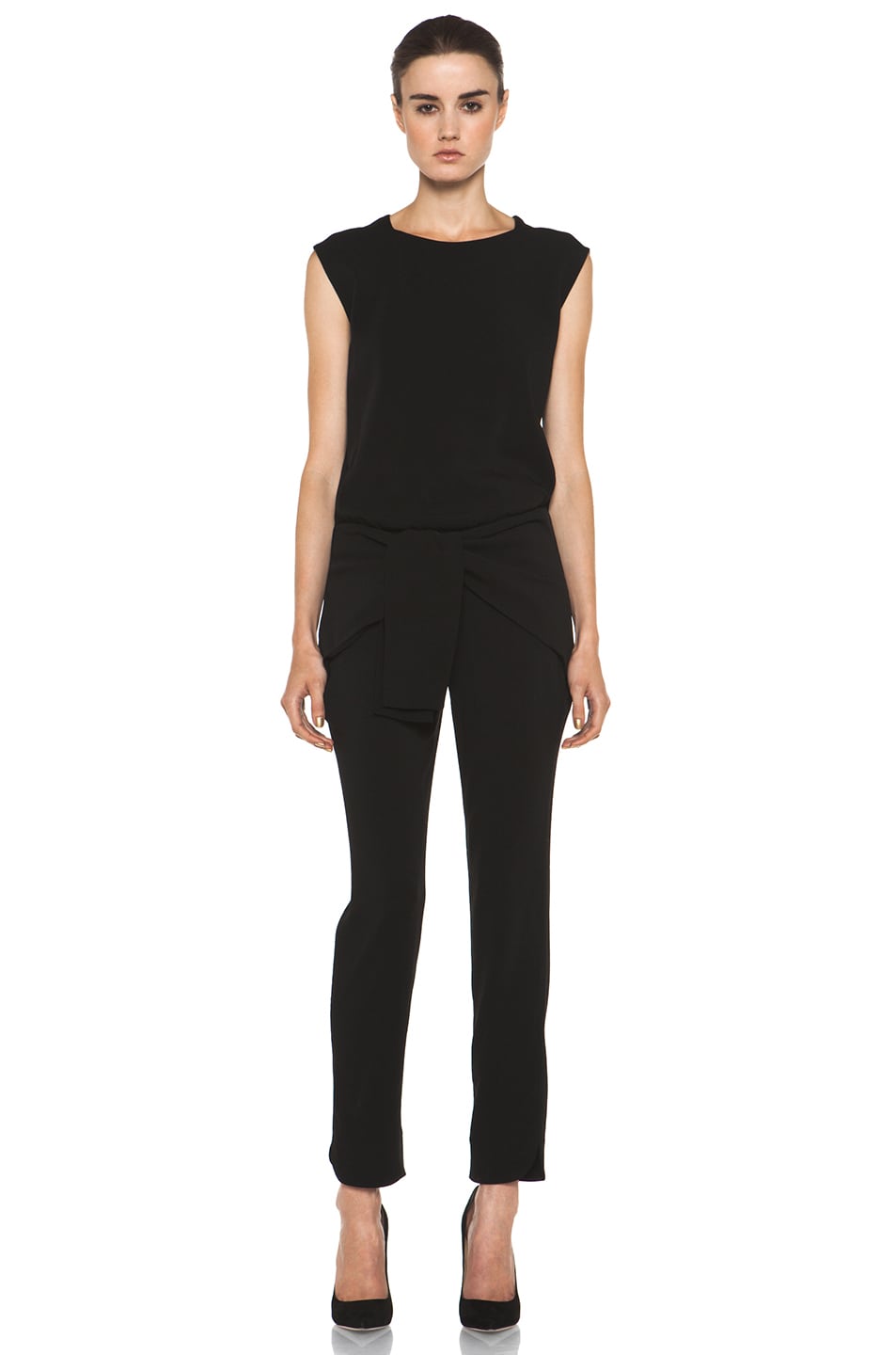 Image 1 of Theyskens' Theory Fomment Ginta Jumpsuit in Black