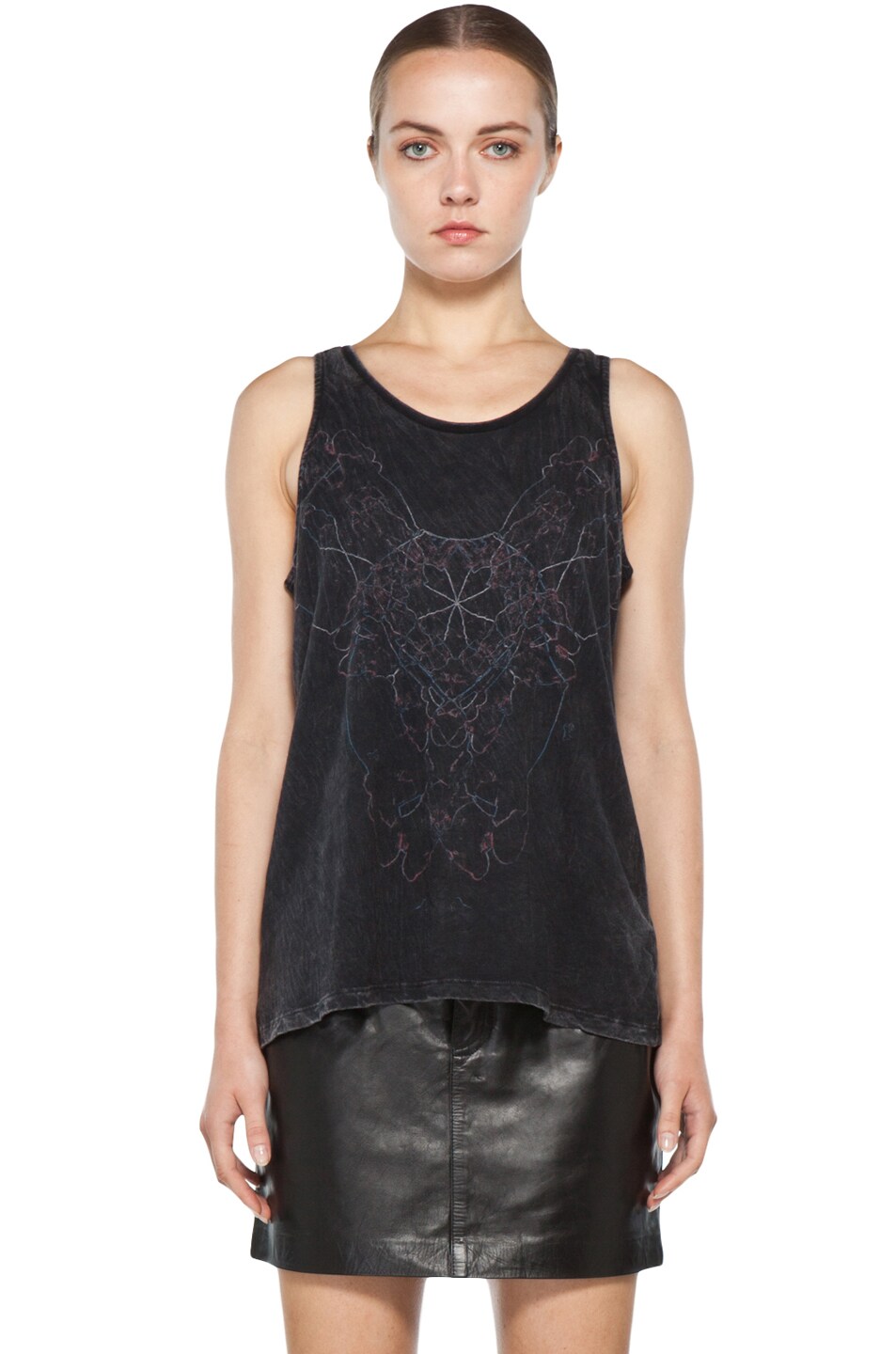 Image 1 of Theyskens' Theory Icoba Charly Graphic Tank in Multi