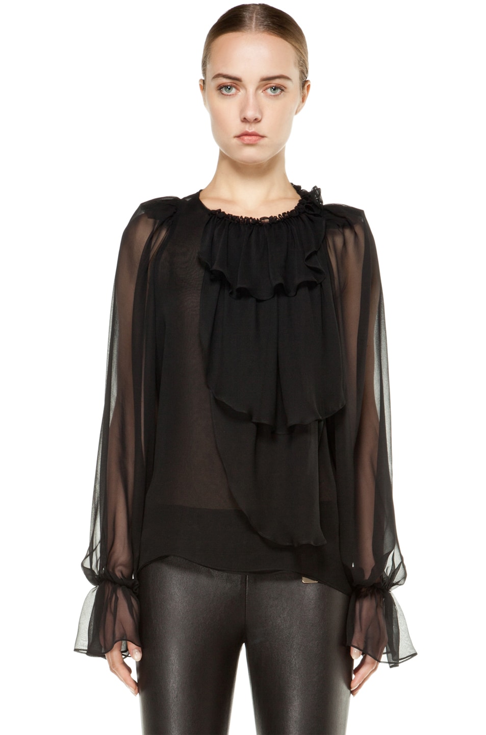 Image 1 of Thomas Wylde Foot Soldier Blouse in Tarmac