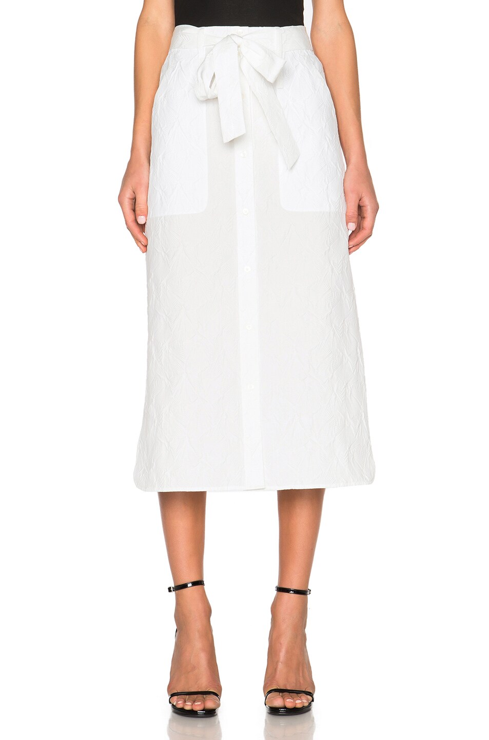 Image 1 of Thakoon Long Skirt in White
