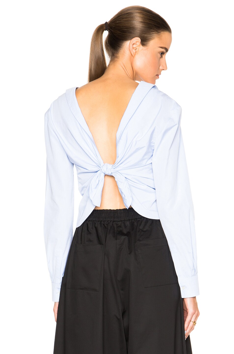 Image 1 of Thakoon Twist Back Top in Blue