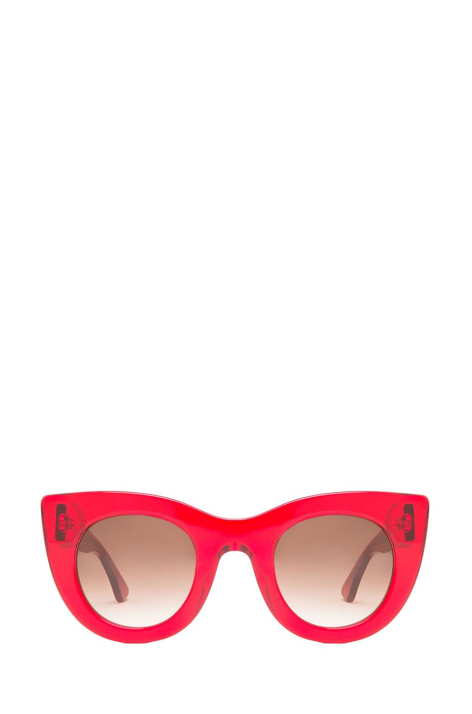 Image 1 of Thierry Lasry Orgasmy Sunglasses in Red Transparent