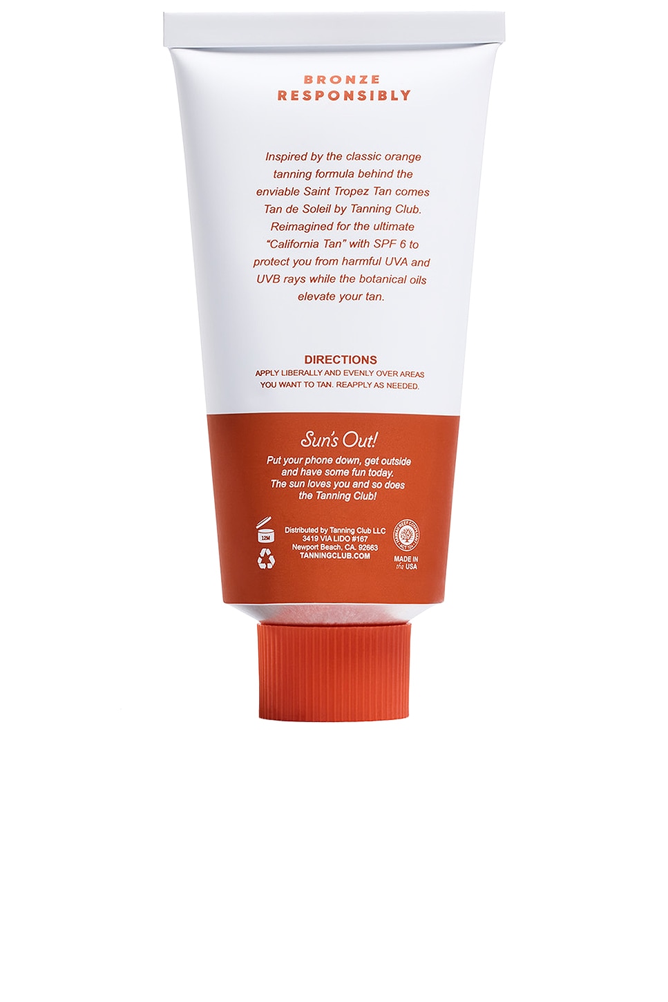 Tanning Club Tan De Soleil Spf 6