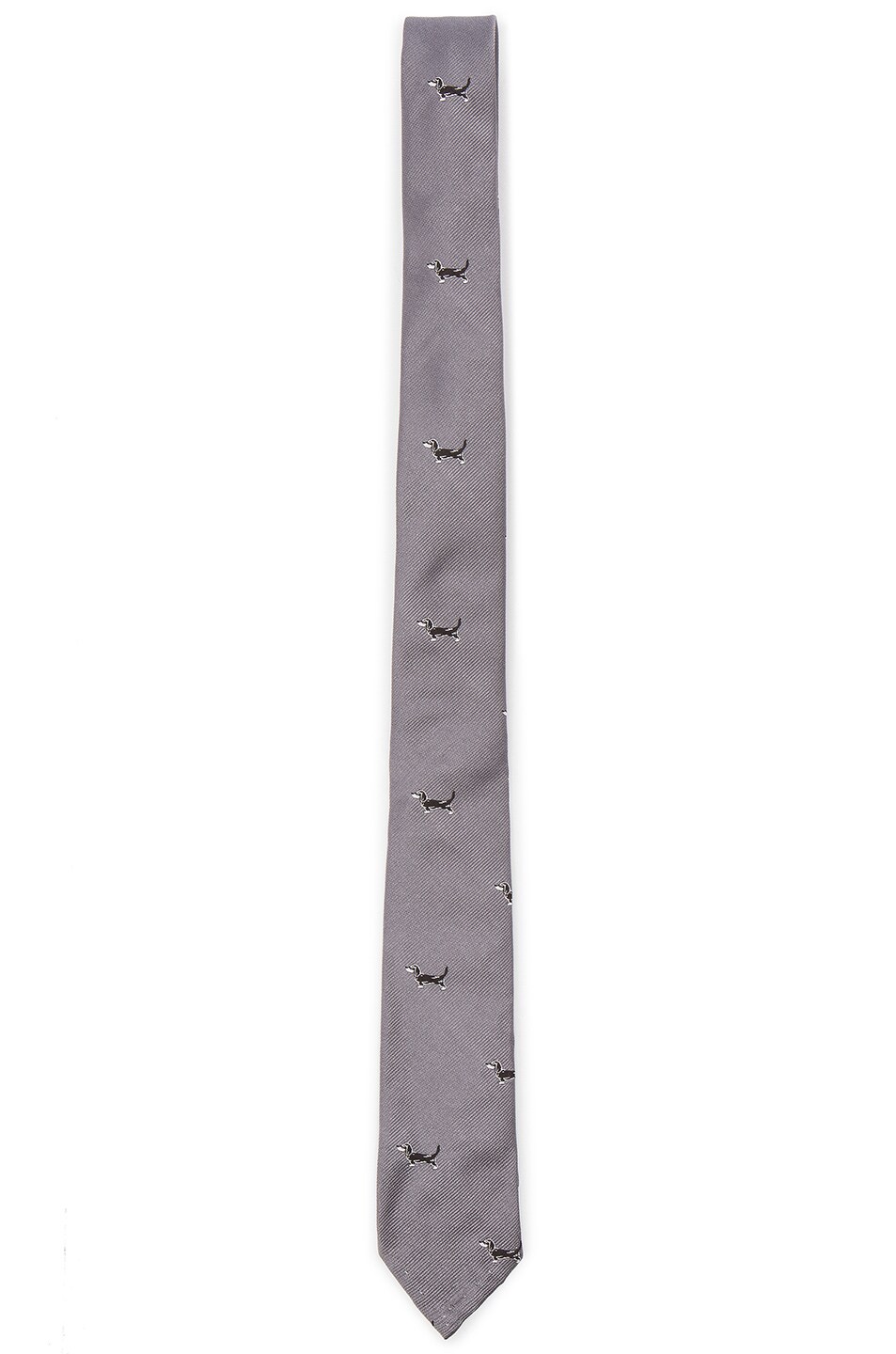 Image 1 of Thom Browne Classic Hector Tie in Medium Grey