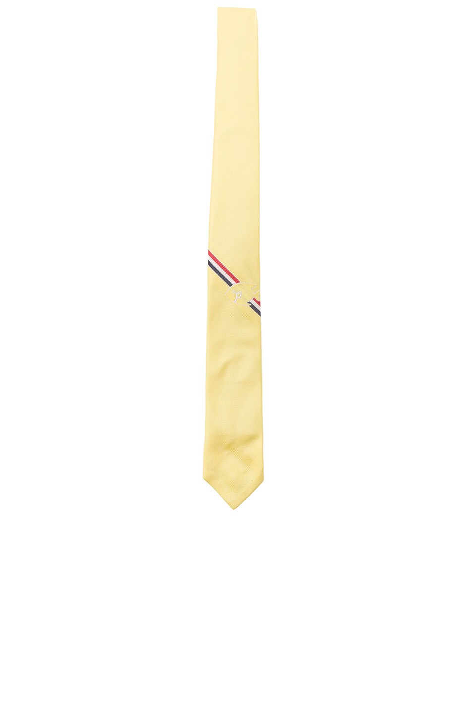 Image 1 of Thom Browne Classic Fish Tie in Yellow