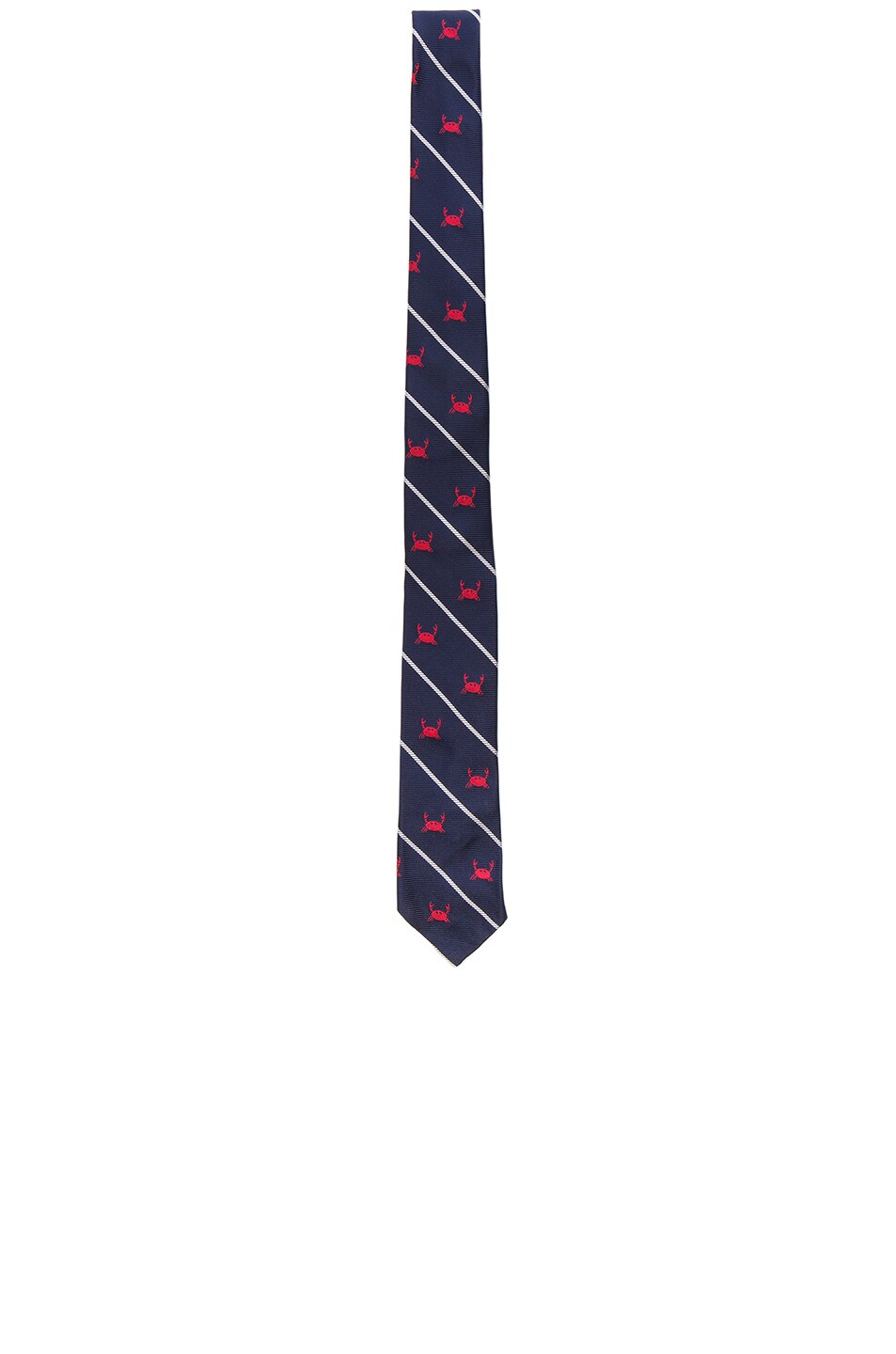 Image 1 of Thom Browne Classic Crab Tie in Navy