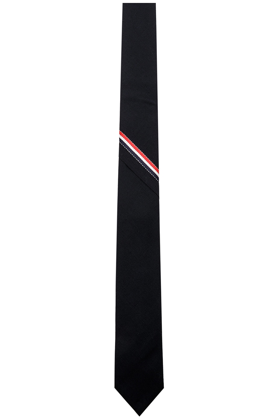 Image 1 of Thom Browne Classic Twill Necktie in Navy