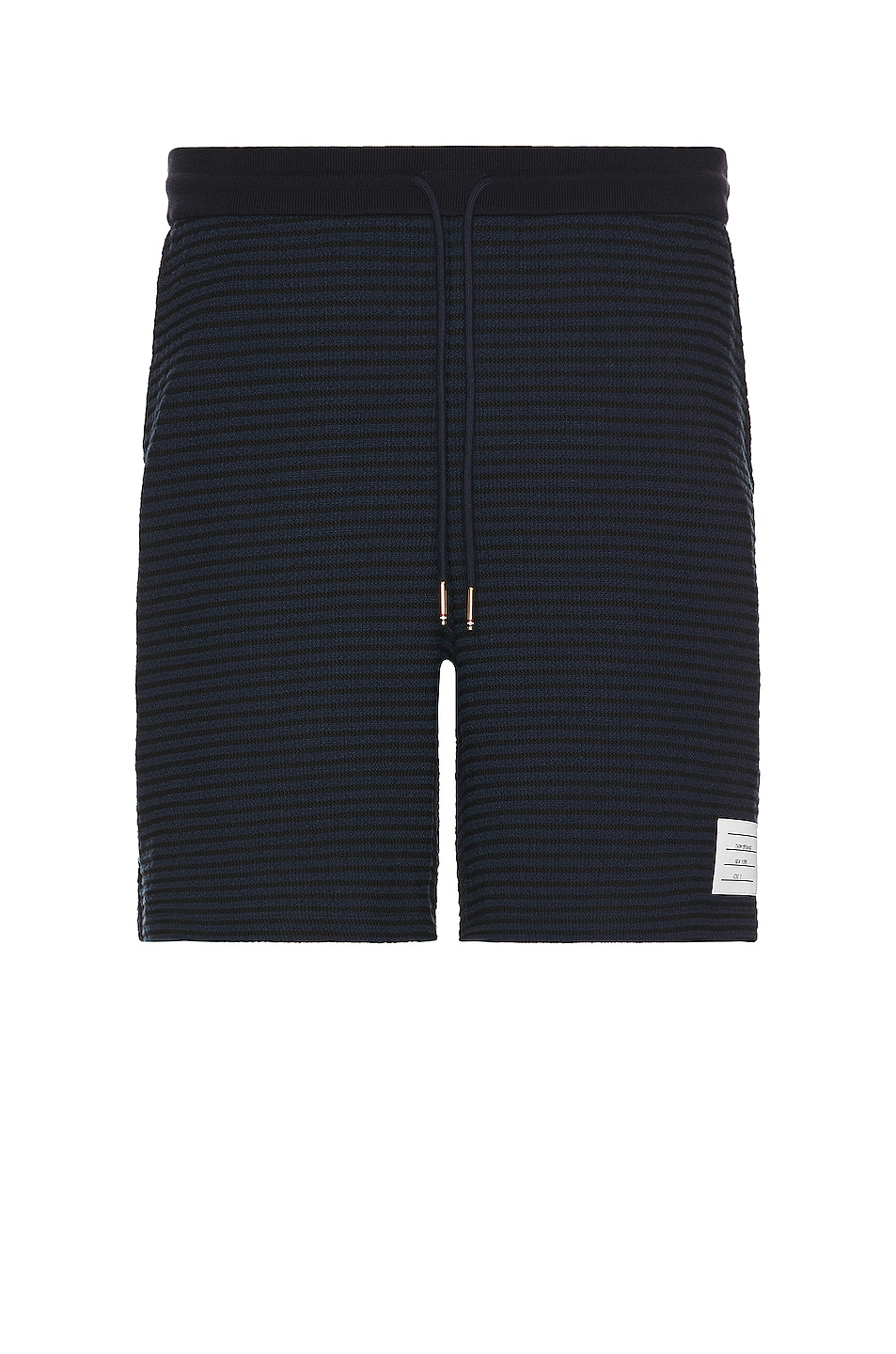 Image 1 of Thom Browne Mid Thigh Summer Shorts in Navy