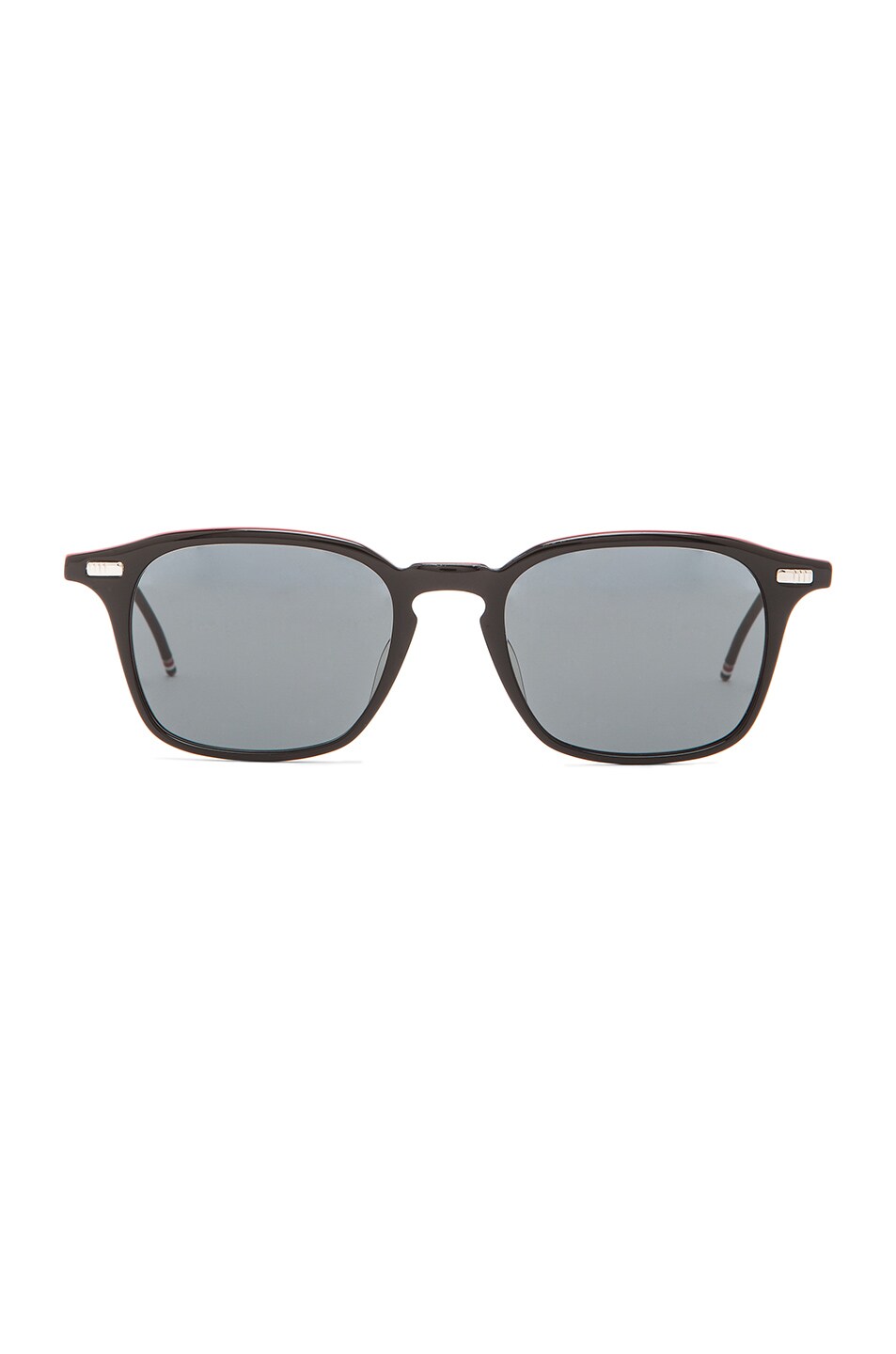 Image 1 of Thom Browne Square Frame Sunglasses in Black